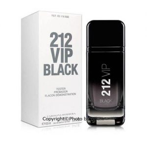 تستر عطر ادکلن ادوپرفیوم مردانه 212 وی ای پی بلک-Carolina Herrera 212 VIP Black حجم 100 میل
