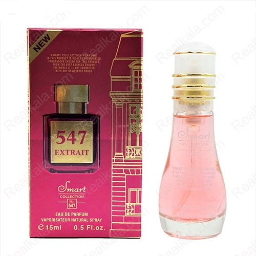 عطر جیبی زنانه اسمارت کالکشن باکارات رژ کد 547 حجم 15 میل