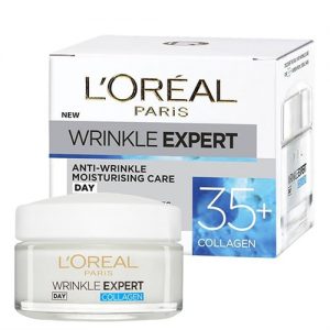 کرم روز ضد چروک و آبرسان لورال مدل wrinkle expert بالای 35 سال حجم 50 میل