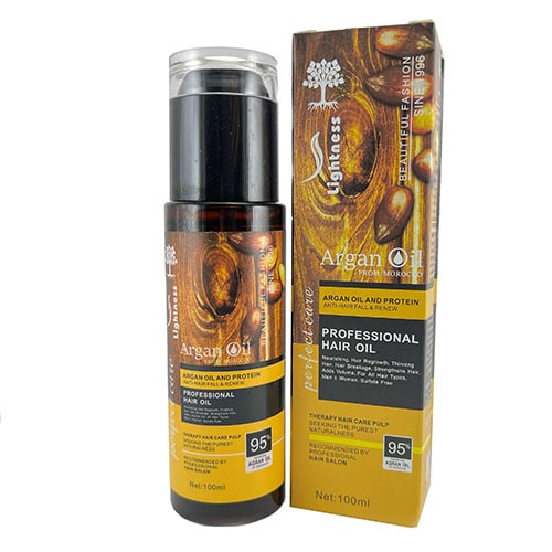روغن آرگان لایتنس حجم 100 میل argan oil lightness