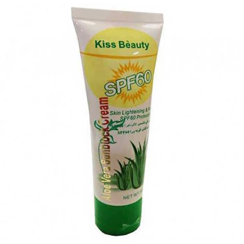 کرم ضدآفتاب آلوئه ورا کیس بیوتی spf60 حجم 50 میل