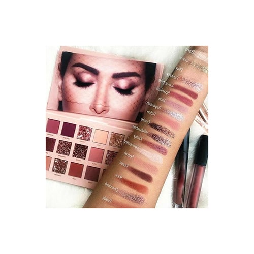 پالت سایه 18 رنگ نود هدا بیوتی huda beauty