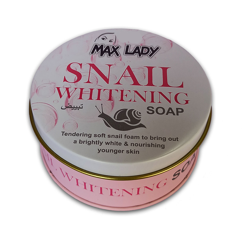صابون قوطی فلزی حلزون مکس لیدی max lady