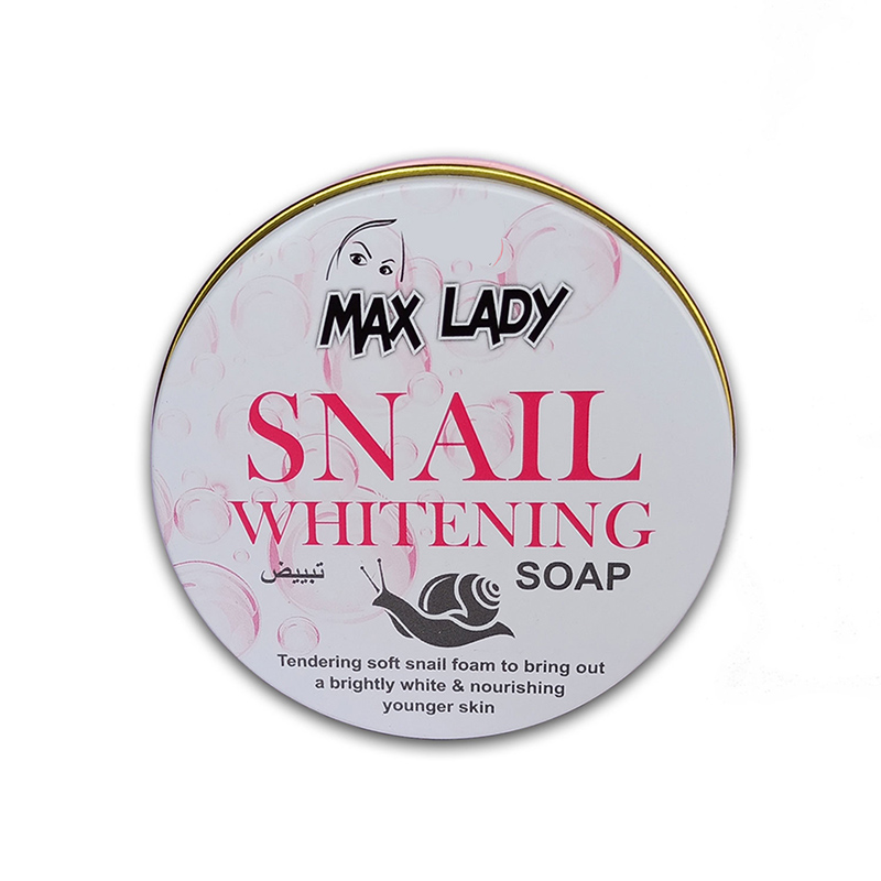 صابون قوطی فلزی حلزون مکس لیدی max lady