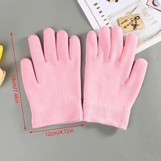 دستکش سیلیکونی مرطوب کننده دست Silicone Spa Gel Gloves با طراحی خاص برای پوست نرم و مرطوب