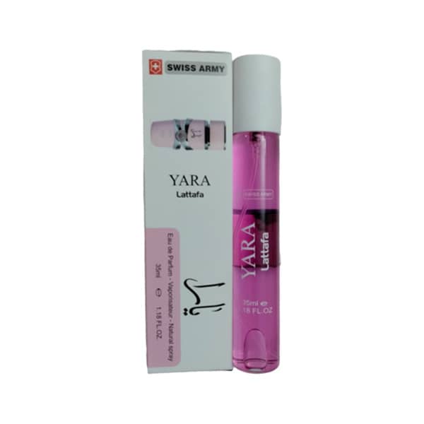 عطر جیبی زنانه یارا 35 میلی لیتر - یارا صورتی