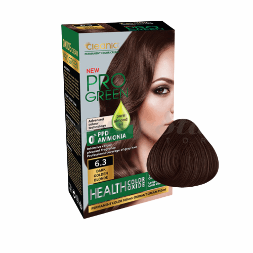 کیت رنگ موی بدون امونیاک پروگرین شماره 6.3 بلوند طلایی تیره