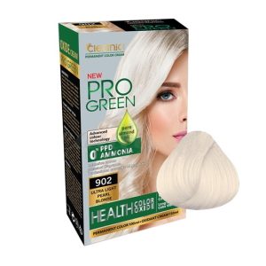 کیت رنگ موی بدون امونیاک پروگرین شماره 902 بلوند مرواریدی کاملا روشن