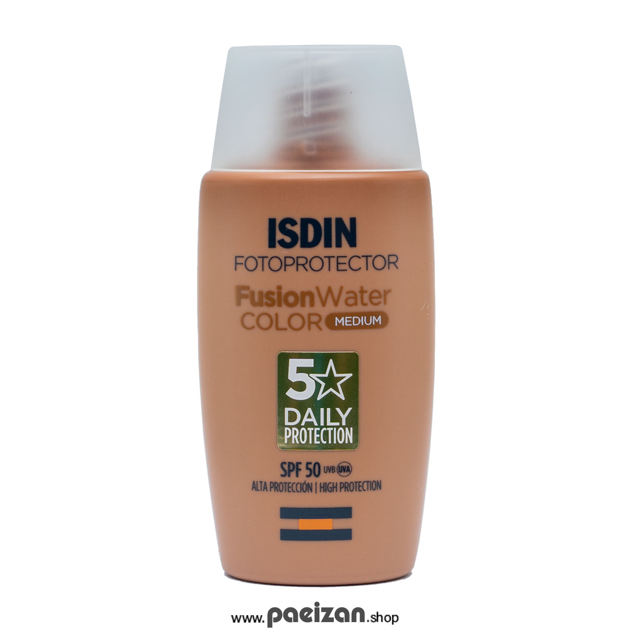 کرم ضدآفتاب رنگی ایزدین لایت مناسب انواع پوست spf50