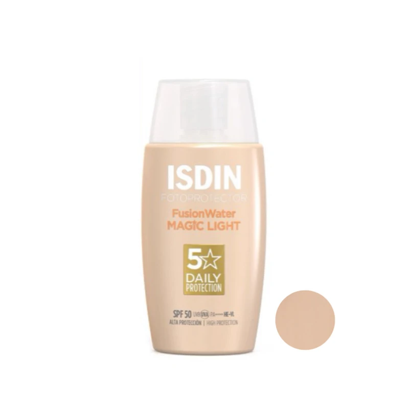 کرم ضدآفتاب رنگی ایزدین لایت مناسب انواع پوست spf50