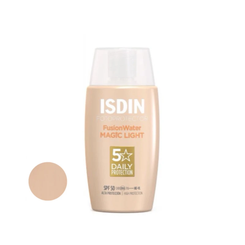 کرم ضدآفتاب رنگی ایزدین لایت مناسب انواع پوست spf50