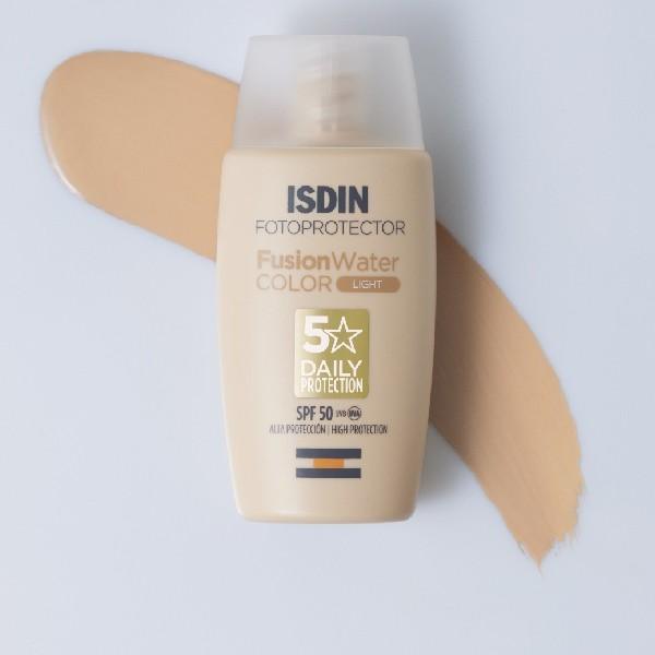 کرم ضدآفتاب رنگی ایزدین لایت مناسب انواع پوست spf50