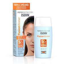 کرم ضدافتاب بی رنگ  فیوژن واتر ایزدین spf50   